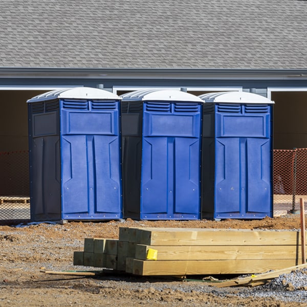 is there a specific order in which to place multiple portable restrooms in Fishers